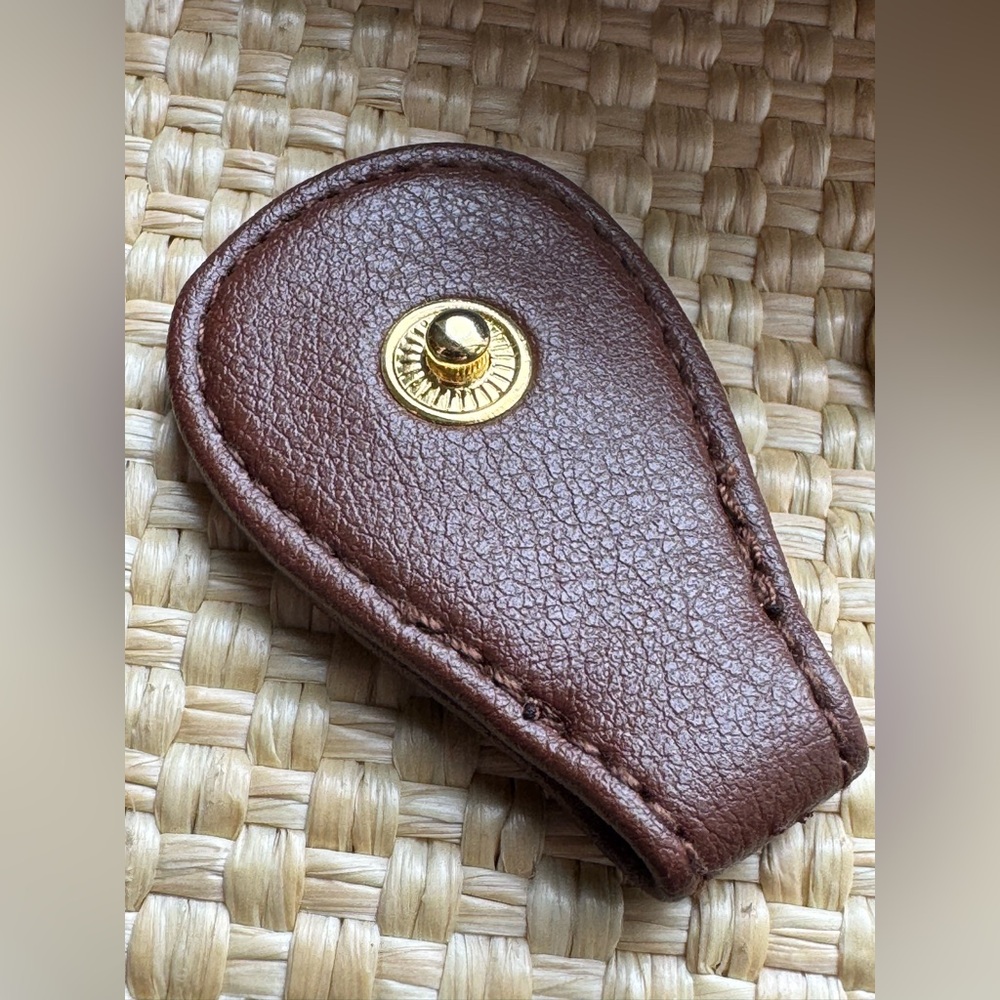 Etienne Aigner Beige and Brown Woven Crossbody Bag - Picture 9 of 13